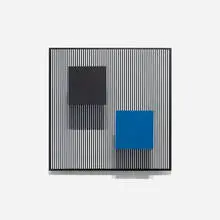 Dos Cuadraditos by Jesús Rafael Soto, 1974, lacquered acrylic, enameled steel, sold Jan 2016