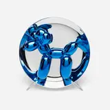 Balloon Dog (Blue) by Jeff Koons, 2002, hand glazed porcelain, sold Jan 2016