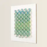 Irving Harper, Untitled, painted tissue paper and wood construction