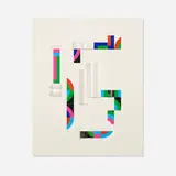 Untitled by Irving Harper, paper construction, sold Jan 2016