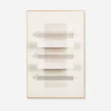 Untitled by Irving Harper, paper and string construction, sold Jan 2016