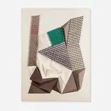 Untitled by Irving Harper, paper construction, sold Jan 2016