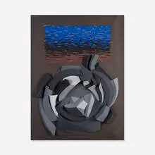 Irving Harper, Untitled, painted paper construction