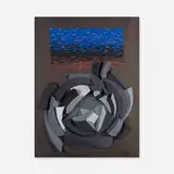 Untitled by Irving Harper, painted paper construction, sold Jan 2016