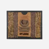 Untitled by Irving Harper, painted paper and found object construction, sold Jan 2016
