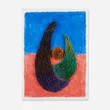 Untitled by Irving Harper, painted paper construction, sold Jan 2016
