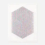 Untitled by Irving Harper, nail, string, and paper construction, sold Jan 2016