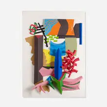 Untitled by Irving Harper, paper construction, sold Jan 2016