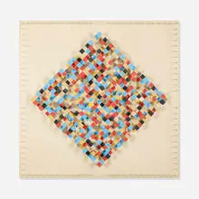 Irving Harper, Untitled, string, nail and paper construction