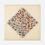 Untitled by Irving Harper, string, nail and paper construction, sold Jan 2016