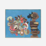 Untitled by Irving Harper, painted paper construction, sold Jan 2016