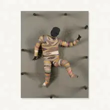 Irving Harper, Untitled (Figure), string, painted wood and paper construction