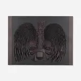 Untitled (Eagle Mask) by Irving Harper, paper construction, sold Jan 2016