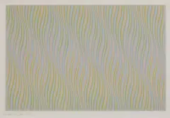 Untitled by Bridget Riley, Bridget Riley (b.1931) 'UNTITLED BLEU' Screenprint in colours, sold Jun 2020