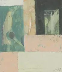 Jeremy Annear, Untitled, oil on board 21.5 x 21.5cm Exhibited: David Messum Fine Art