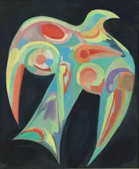 Eileen Agar, Untitled, gouache 55.5 x 43cm