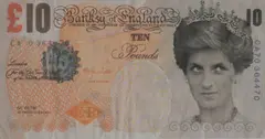 Untitled by Banksy, Banksy (b.1974) 'DI-FACED TENNER' Offset lithograph printed in colours, sold Jun 2020