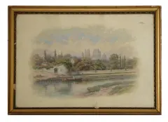 Untitled by George Fall, YORK MINSTER watercolour Signed l.l. Sheet 34 x 49cm, sold Feb 2020