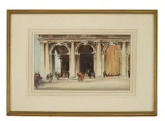 Harold Latham, Untitled, watercolour 21 x 33.5cm