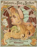 J.E. Goossens, Parfumerie aux fleurs du Bosphore, Exposition Universelle de Paris, 1900, Lithographic poster in colors on smooth wove paper