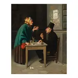 Vincenzo Vaccaro, The translator, oil on canvas