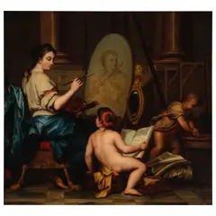 Claude, Allegory of painting, oil on canvas