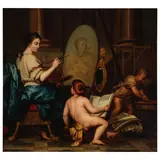 Claude, Allegory of painting, oil on canvas