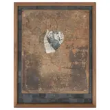 Varujan Boghosian, The glass heart, 1989, mixed media