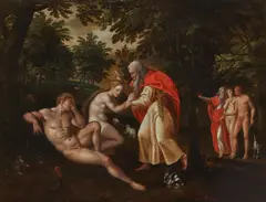 Joachim Wtewael, The Creation of Eve, oil on panel