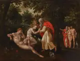 Joachim Wtewael, The Creation of Eve, oil on panel