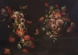North Italian School, A pair of floral still lifes
