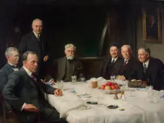 Arthur Trevethin Nowell, The president and directors of the Singer Manufacturing Co., New York, oil on canvas