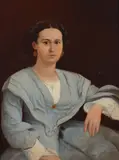 Spanish School, La Señorita de Josefa Neve de Peralta, oil on canvas