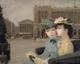 Dietz Edzard, The carriage ride past La Madeleine