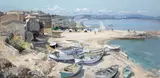 Gabriel Deschamps, St. Tropez, oil on canvas