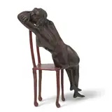 unknown Artist, Seated nude on a chair