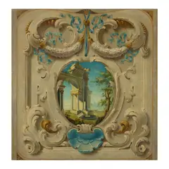 Italian School, Capriccio, oil on canvas
