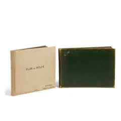 Elsie de Wolfe, Group of Six Early Scrap Book and Photo Albums, canvas, leather, paper, magazine, newspaper and photographs