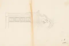 Group of Three Interior Drawings from Adrian Salon by Tony Duquette, sold Oct 2024