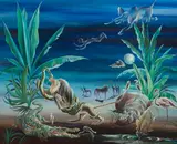 Gilbert Adrian, African Dream, oil on canvas