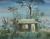 Gilbert Adrian, Daddy's Late Tonight, oil on canvas