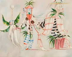 Gilbert Adrian, Imaginary Creatures, oil on canvas