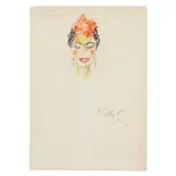 Gilbert Adrian, Portrait of Frida Kahlo