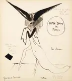 Yves Saint Laurent, Costume Design for 'Les Dames' in Roland Petit's Notre-Dame de Paris
