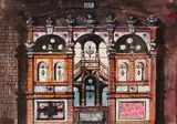 Eugene Berman, Set Design for Don Giovanni, gouache, watercolor and ink on paper