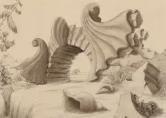 Emilio Terry, Set Design, ink and wash on paper