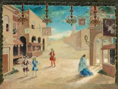 Oliver Messel, Set Design for The Country Wife, 1936, oil on canvas