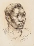 Oliver Messel, Portrait of a Young Barbadian Man