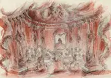 Oliver Messel, Set Design for Alexander Pushkin's Pique Dame (The Queen of Spades)