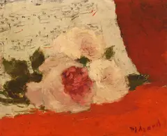 Dietz Edzard, Roses on a Musical Score, oil on board